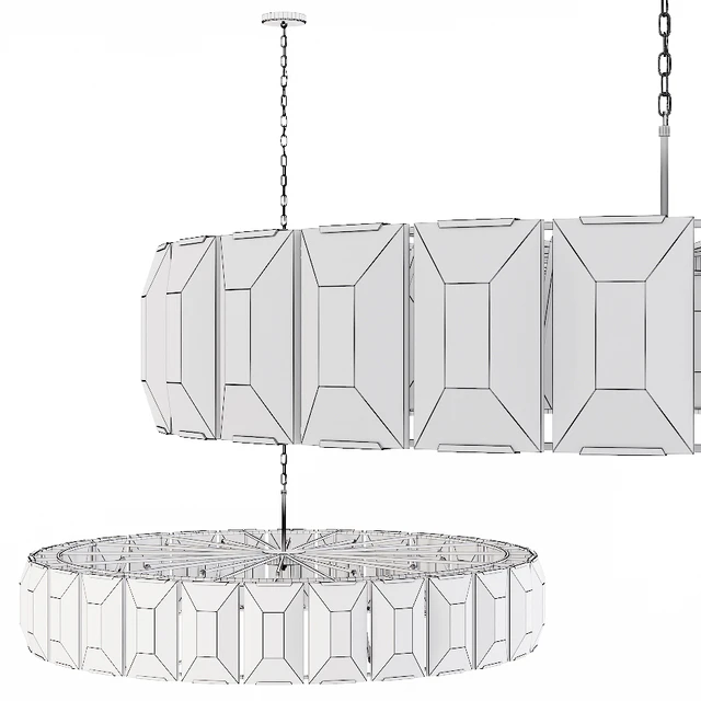 Restoration Hardware HARLOW CRYSTAL CHANDELIER 60 Nickel — Скачать