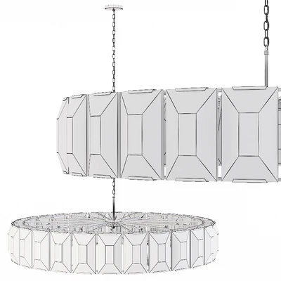 Restoration Hardware HARLOW CRYSTAL CHANDELIER 60 Nickel — Вид 2