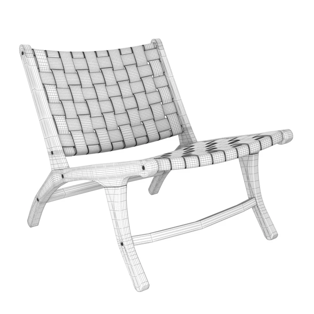 Lotos Chair Leather & Wood — Скачать