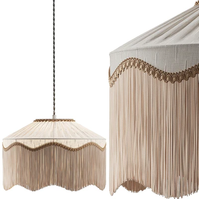 Pendant Light 15 - Spearmint Silk Tiffany Lampshade — View 2