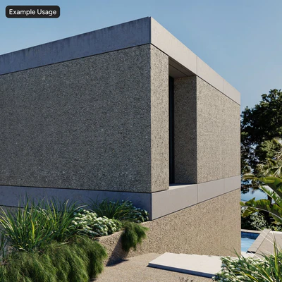 bush hammered concrete wall texture grey — Ver 2