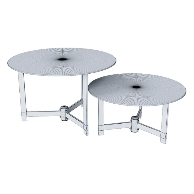 Halmar TWINS set of 2 coffee tables (gray / brown) — Descargar