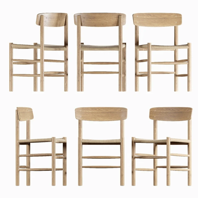 AVE Borge Mogensen Shaker Chair & Dining Table — Скачать
