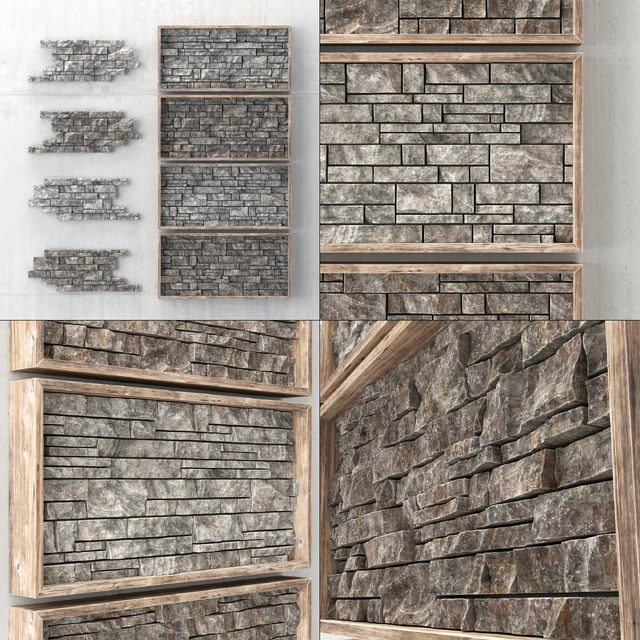 Built-in decorative panel made of bricks — Descargar