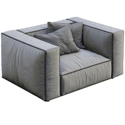 Marechiaro Leather Armchair By Arflex — Ver 2