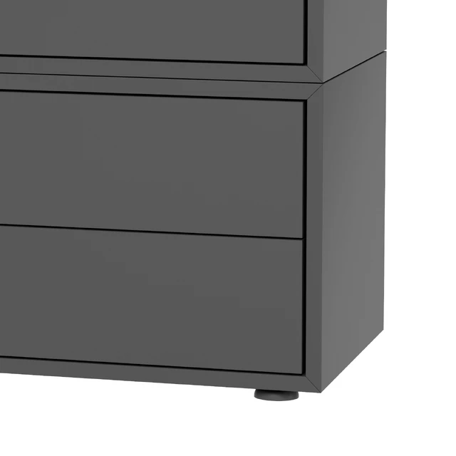 Combined cabinet with legs 70x35x212 cm EKET — Descargar