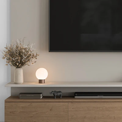 TV Wall White and Wood - Set 69 — Ver 2