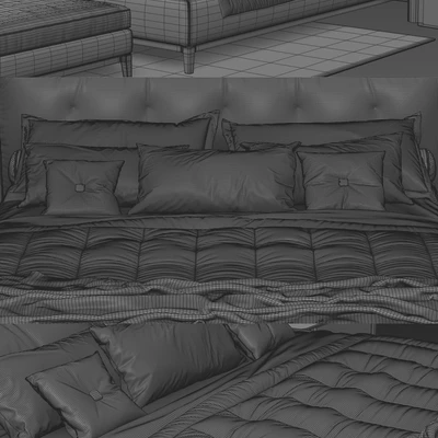 Minotti - Andersen Quilt Bed — Ver 2