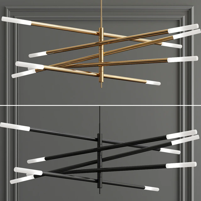 Rousseau Articulating LED Chandelier — Descargar