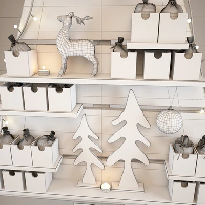 Christmas wall tree — Ver 2