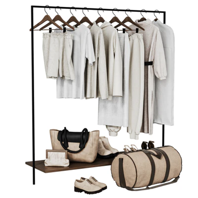 Clothes for dressing room / store 005 — View 3