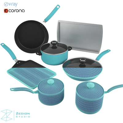 cookware set 01 — Вид 2