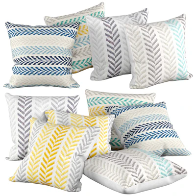 Pillow set 31 | Galilea Chevron | Throw pillow — Ver 1