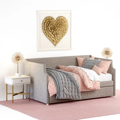 ANNIKA UPHOLSTERED DAYBED WITH TRUNDLE, Restoration Hardware — Ver 1