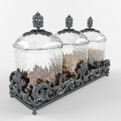 GG Collection Three Glass Canisters — Ver 1