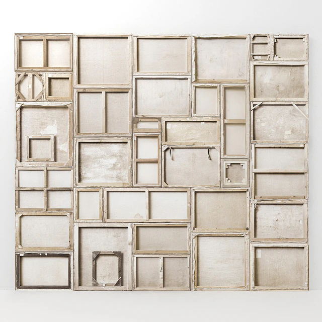 Set of light stretchers with paintings — Descargar