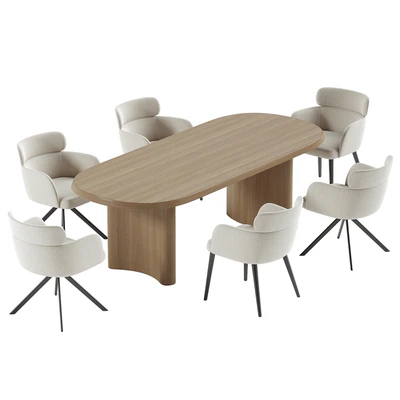 LAY armchair & ALTURA Dining Table — Вид 2