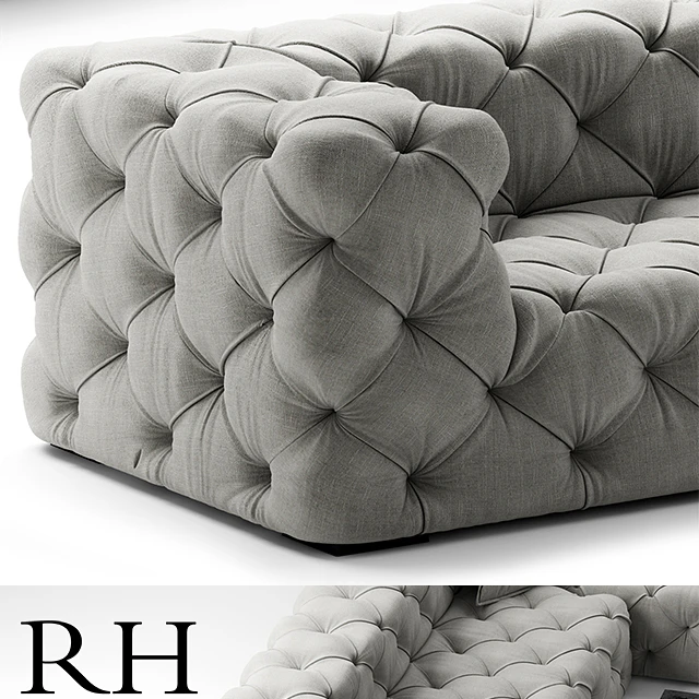 Sofa rh soho tufted — Descargar