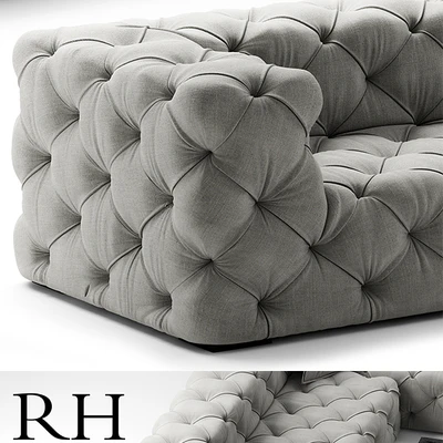 Sofa rh soho tufted — Ver 3