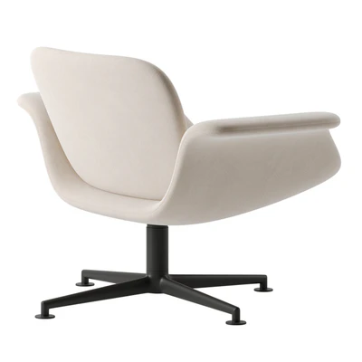 KN01 Swivel Lounge Chair by Knoll — View 3