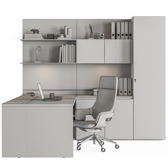 Boss Desk - Office Furniture 491 — Скачать