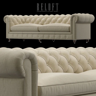 SOFA Chesterfield Kingston 56860561 BLSA — Ver 1