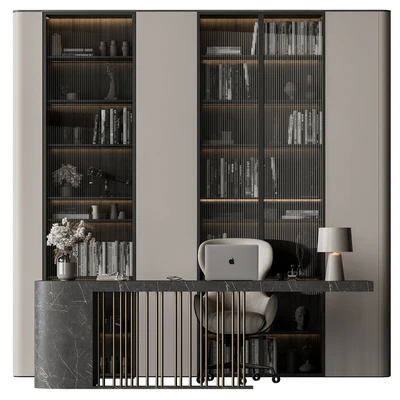 Boss Desk - Office Furniture 587 — Ver 1