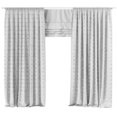 Curtains Pompons for the children`s room — Ver 2