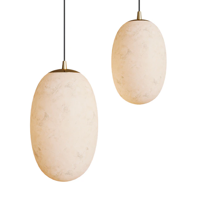 Pendant lamp with ball shade LOU Chandelier — Descargar