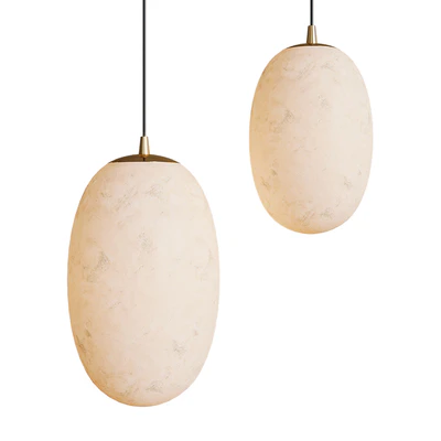 Pendant lamp with ball shade LOU Chandelier — Ver 1