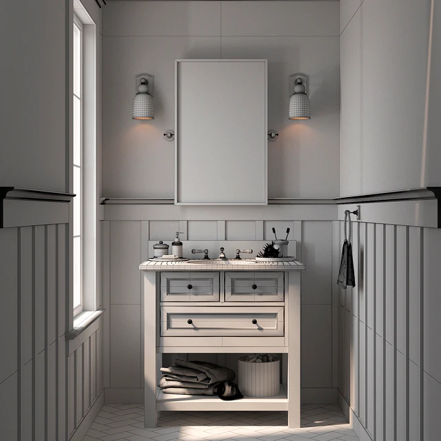 POTTERY BARN - CLASSIC SINGLE SINK VANITY — Descargar