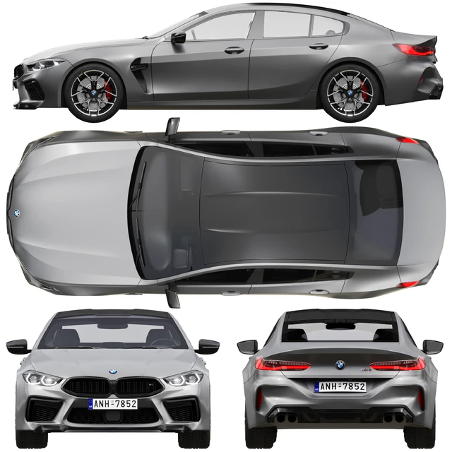 Bmw m8 gran coupe — Descargar