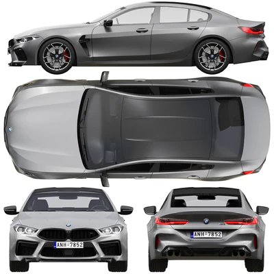 Bmw m8 gran coupe — Ver 2