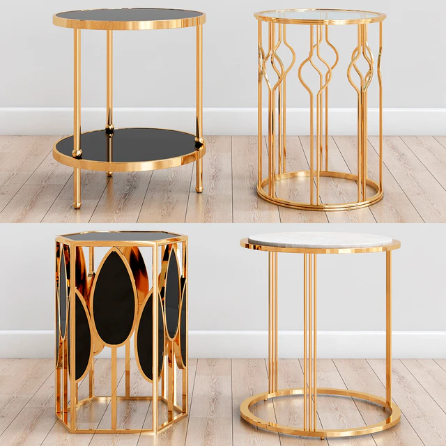 Gold side tables — Descargar