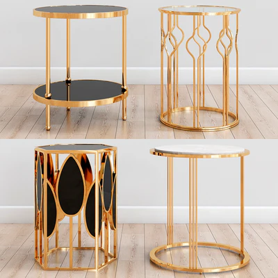 Gold side tables — Descargar