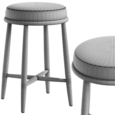 Hobbs Cerused Natural Oak Wood Counter Stool — Вид 2