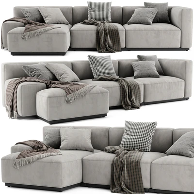 Cassina Mex Cube Chaise Longue Sofa — Вид 1