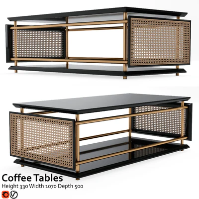 Coffee table Wiener Box — Ver 2