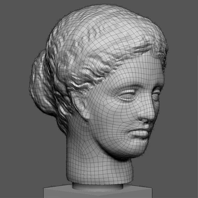 Bust of Aphrodite (vray + corona) — Ver 2