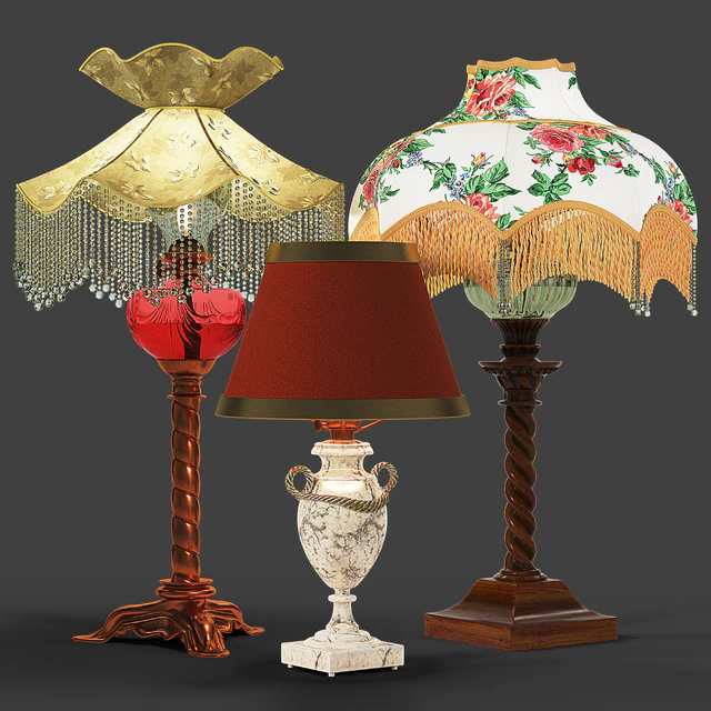 Set of vintage lamps — Скачать