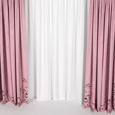 Pink curtains. — Ver 3