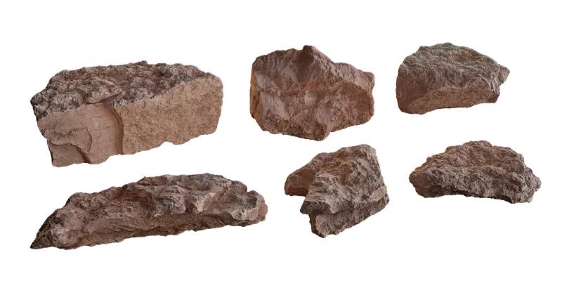 small limestone rocks pack 003 — Скачать