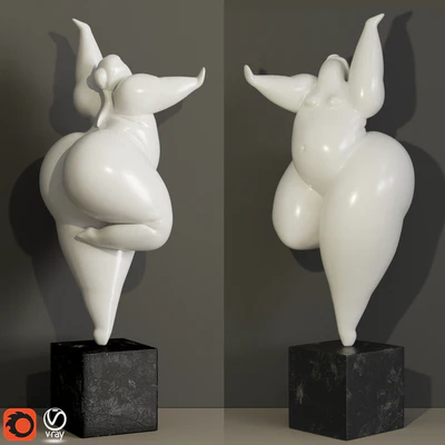 CHRISTIAN PESCHKE Figur Tänzerin — Ver 1