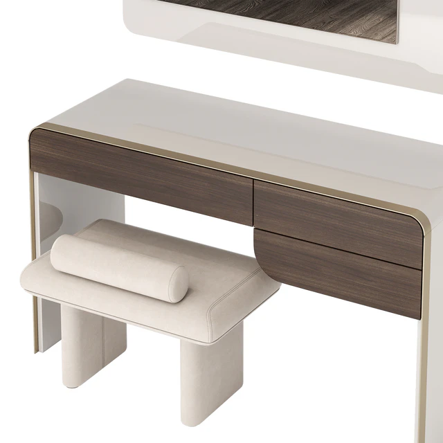 Turri SOUL Dressing Table with ZERO Pouf — Descargar