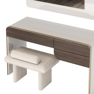 Turri SOUL Dressing Table with ZERO Pouf — Ver 2