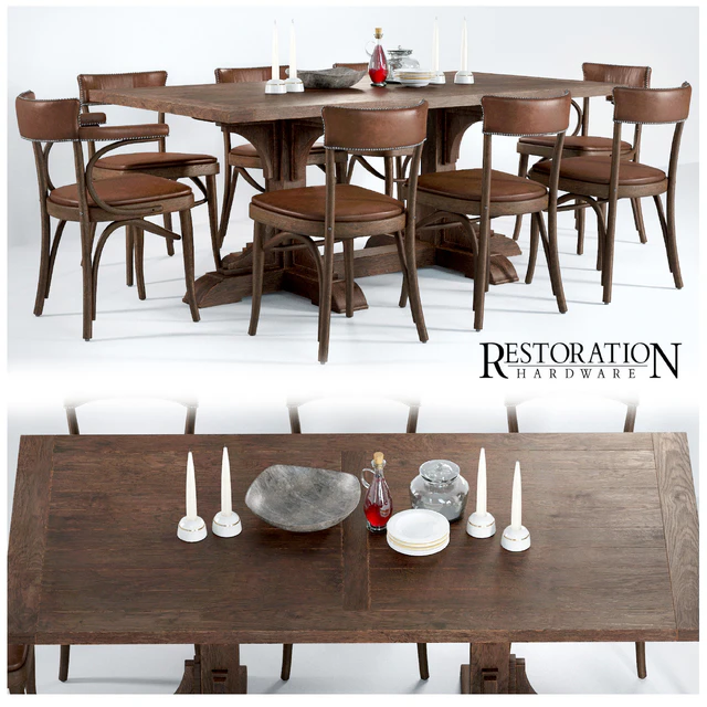 Столовая группа RESTORATION HARDWARE — Скачать