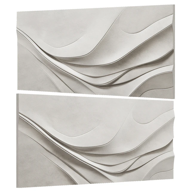 Beige Abstract Wall Art — Download