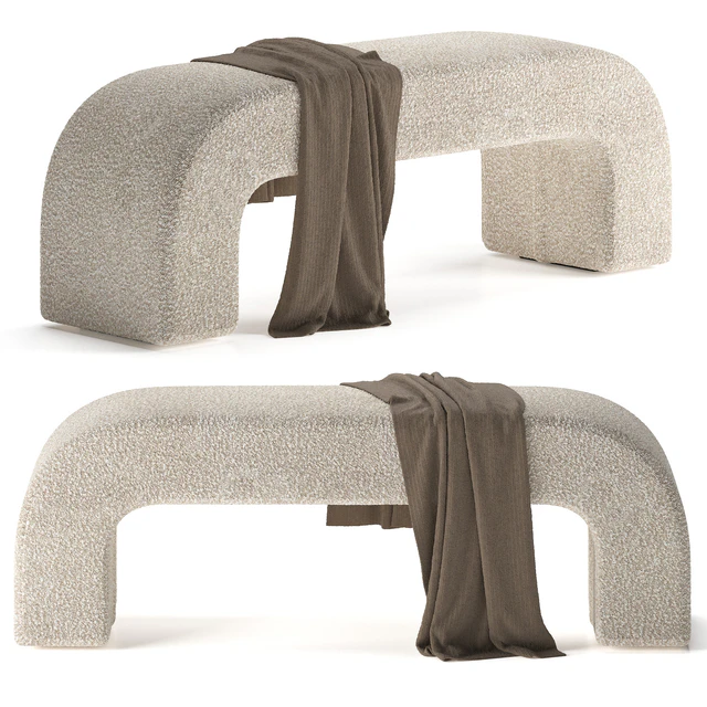 Bernard Boucle Bench Seat — Скачать