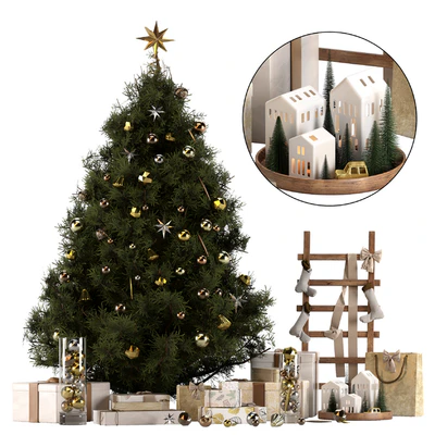 christmas decoration set 02 — Вид 1