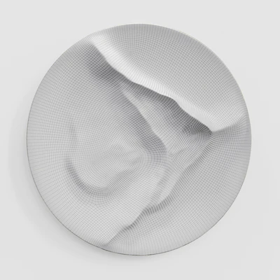Round wall panel  FROM A MOUNTAIN STREAM Metal — Вид 2